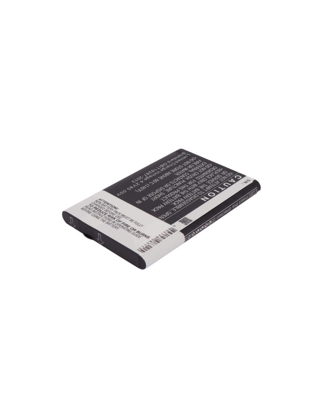 Battery for Novatel Wireless Mifi 5510, Mifi 5510l, Mifi5510 3.7V, 1800mAh - 6.66Wh