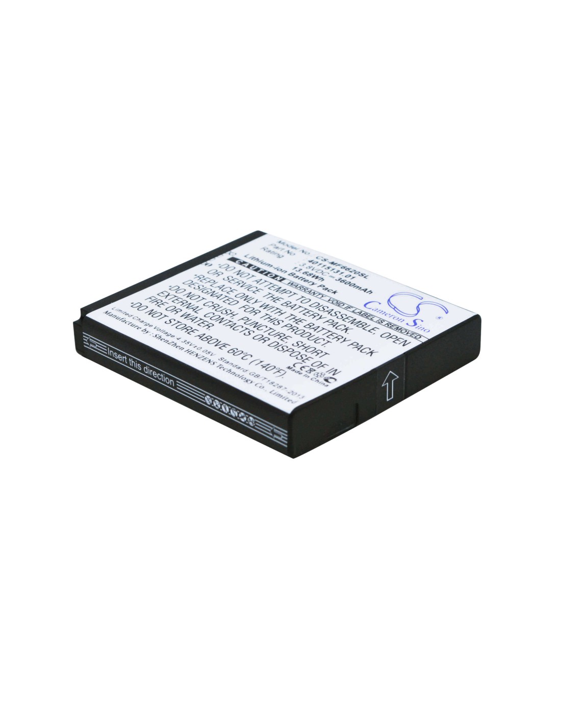 Battery for Novatel Wireless Jetpack Mifi 6620l, Mifi 6620l, Mifi 6630l 3.8V, 3600mAh - 13.68Wh