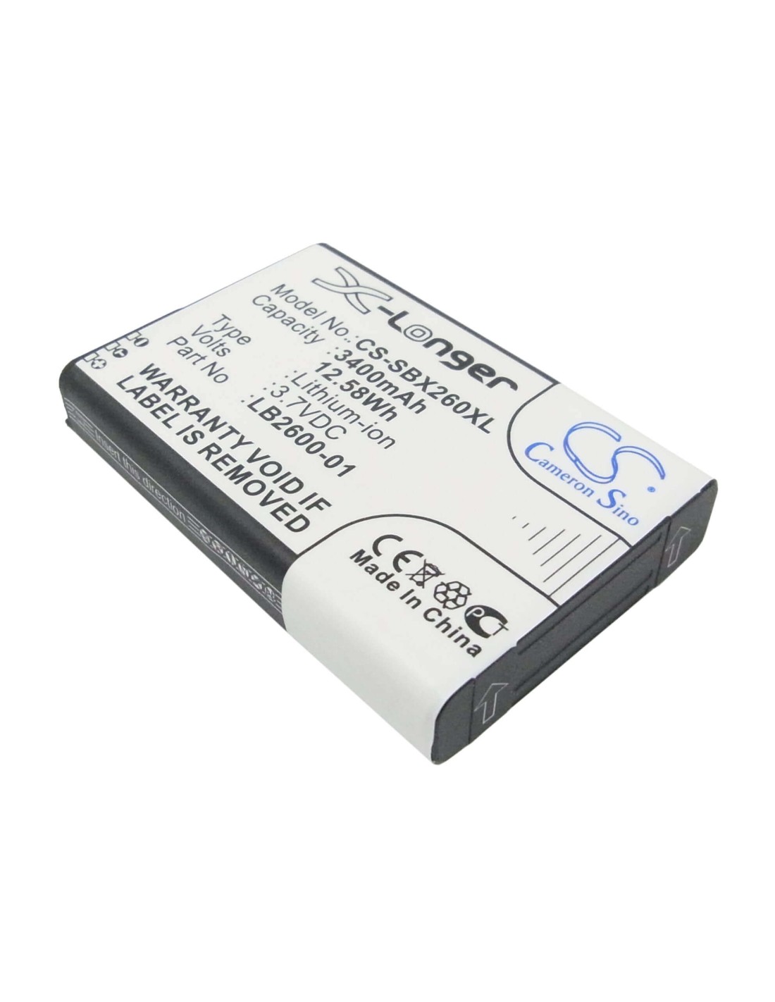 Battery for 4g Systems Xsbox Go+ 3.7V, 3400mAh - 12.58Wh