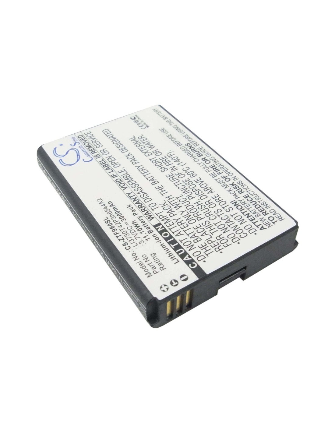 Battery for Net10 Srq-z289l, Z289l, 3.7V, 3000mAh - 11.10Wh