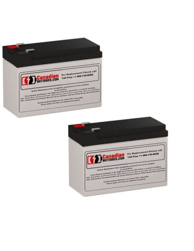 Batteries for CyberPower Pp1100sw UPS, 2 x 12V, 10Ah - 120Wh