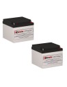 Batteries For Cyberpower Pr1200 Ups, 2 X 12v, 26ah - 312wh