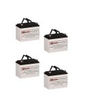 Batteries for Alpha Technologies Ebp 48ac (032-051-xx) UPS, 4 x 12V, 33Ah - 396Wh