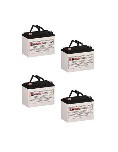 Batteries for Eaton Best Power Ferrups Fe-3.1k UPS, 4 x 12V, 33Ah - 396Wh