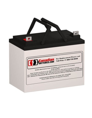 Battery for Eaton Best Power Ferrups Fe-700 UPS, 1 x 12V, 33Ah - 396Wh