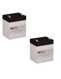 Batteries for Belkin F6c1250-tw-rk UPS, 2 x 12V, 5Ah - 60Wh