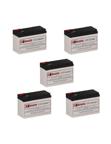 Batteries for Clary Corporation Ups1-1.5k-g UPS, 5 x 12V, 7Ah - 84Wh