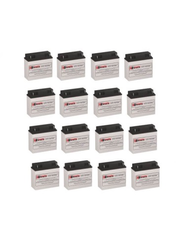Batteries for Minuteman Bp192v17 UPS, 16 x 12V, 18Ah - 216Wh