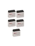 Batteries for Mitsubishi 7011a-20 UPS, 5 x 12V, 18Ah - 216Wh