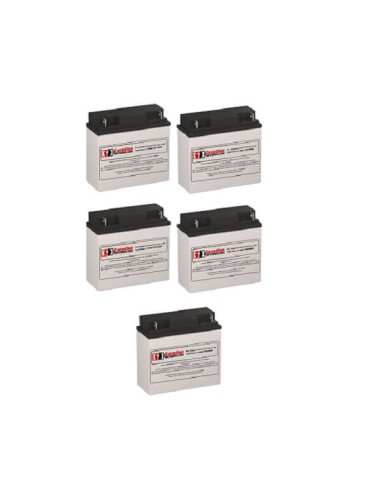 Batteries for Mitsubishi 7011ar-30-b UPS, 5 x 12V, 18Ah - 216Wh
