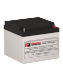 Battery for Powerware 10 U D5747 UPS, 1 x 12V, 26Ah - 312Wh