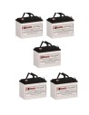 Batteries for Topaz 83256-03 UPS, 5 x 12V, 33Ah - 396Wh