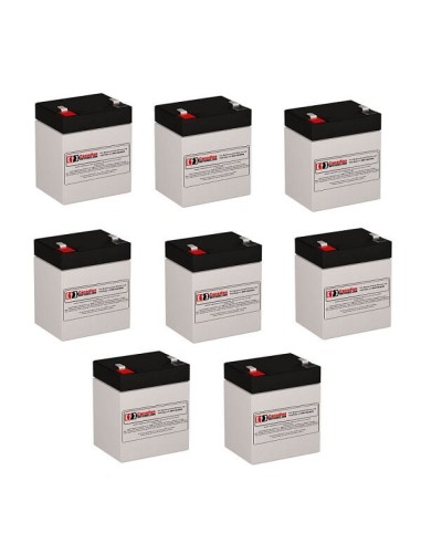 Batteries for Ibm 3000xhv UPS, 8 x 12V, 4.5Ah - 54Wh
