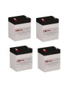 Batteries for Liebert Gxt3-1000mt120 - 1000va/900w UPS, 4 x 12V, 5Ah - 60Wh