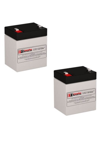 Batteries for Opti-ups Ps500b UPS, 2 x 12V, 5Ah - 60Wh