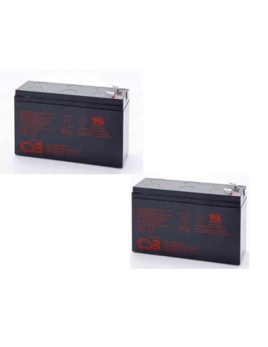 Batteries for Mge Ellipse 800 UPS, 2 x 12V, 6Ah - 72Wh