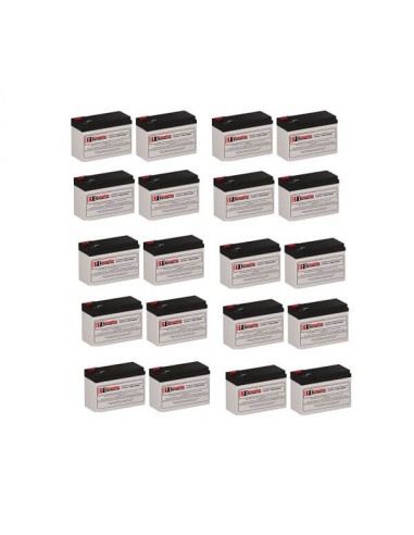 Batteries for Minuteman Ed6000t UPS, 20 x 12V, 7Ah - 84Wh
