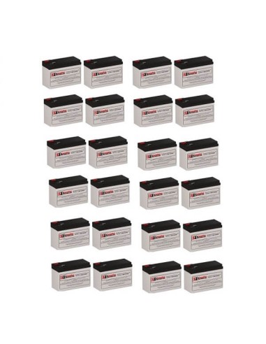 Batteries for Minuteman Mcp 7000i E UPS, 24 x 12V, 7Ah - 84Wh