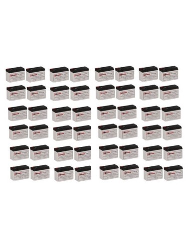 Batteries for Minuteman Cp 10000 UPS, 48 x 12V, 7Ah - 84Wh