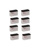 Batteries for Powerware Pw9120-2000i UPS, 8 x 12V, 7Ah - 84Wh