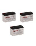 Batteries for Tripp Lite Smart1400 Netups-v1 UPS, 3 x 12V, 7Ah - 84Wh