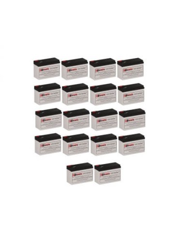 Batteries for Minuteman Ebp72exl UPS, 18 x 12V, 9Ah - 108Wh