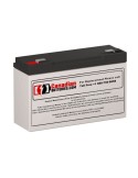 Battery for Minuteman B00008 UPS, 1 x 6V, 10Ah - 60Wh