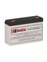 Battery For Powerware 58700027 Ups, 1 X 6v, 10ah - 60wh