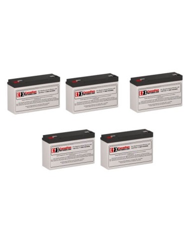 Batteries for Tripp Lite Bcpro1400-v2 UPS, 5 x 6V, 12Ah - 72Wh