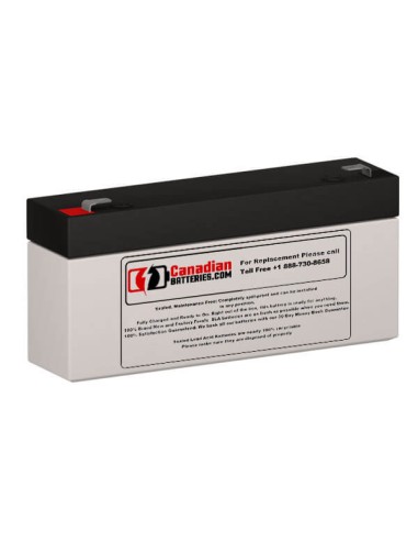Battery for HP 14200123 UPS, 1 x 6V, 3.2Ah - 19.2Wh
