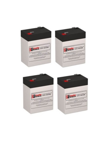 Batteries for Oneac On400a-sn UPS, 4 x 6V, 4.5Ah - 27Wh