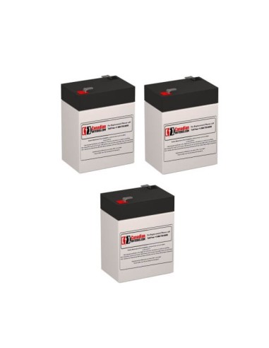 Batteries for Tripp Lite Bc400lan UPS, 3 x 6V, 4.5Ah - 27Wh