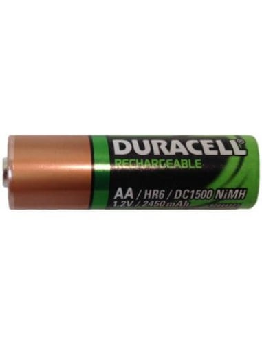 16 x AA Duracell 2450 mAh NiMH Batteries HR6 / DC1500 