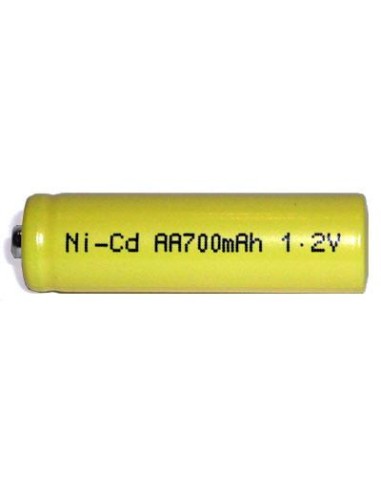 Generic AA Button Top NiCd Rechargeable Battery - 700 mAh