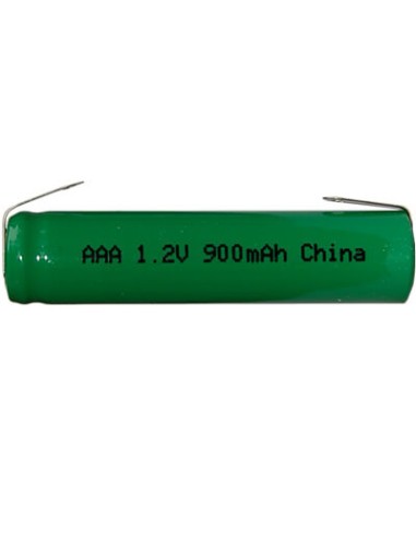 Generic AAA Rechargeable NiMh battery with tabs - 900 mAh