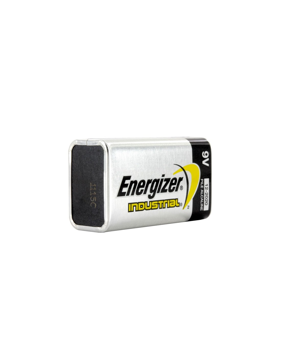 72pc Energizer INDUSTRIAL 9V Alkaline Battery EN22 Replaces 6LR61