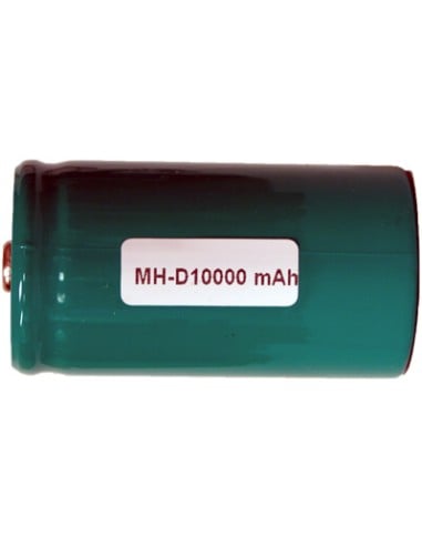 Generic D Size Rechargeable NiMh battery - 10,000 mAh