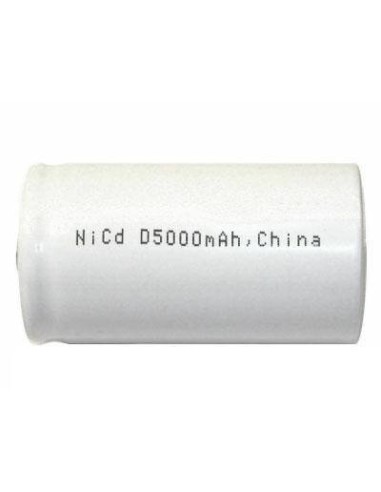 Generic D Size Button Top NiCd Rechargeable Battery - 5000 mAh