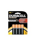 Duracell AA 4 Pack Coppertop Batteries model MN1500 4 On A Card