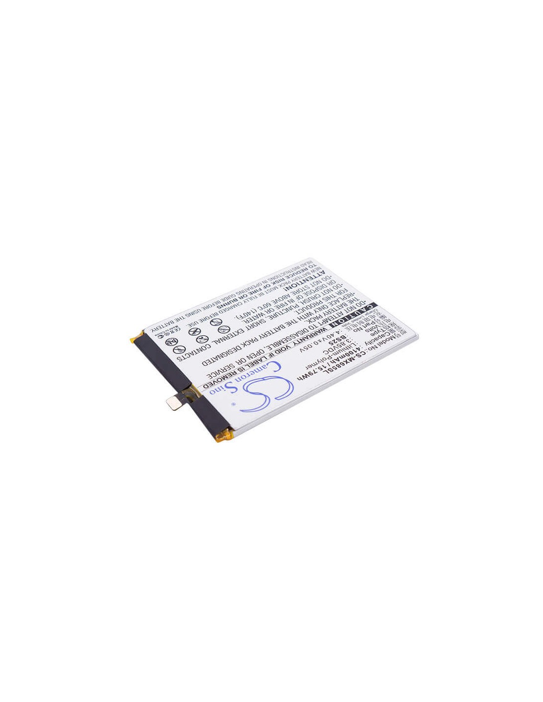 Battery for Meizu, M3 Max, Meilan Max, S685m 3.85V, 4100mAh - 15.79Wh