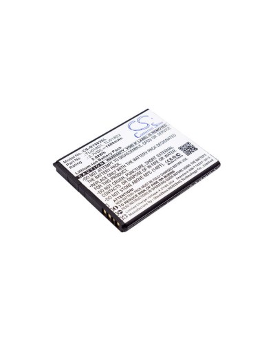 Battery for Alcatel, One Touch Pop D5, Ot-5038, Ot-5038 3.7V, 1600mAh - 5.92Wh
