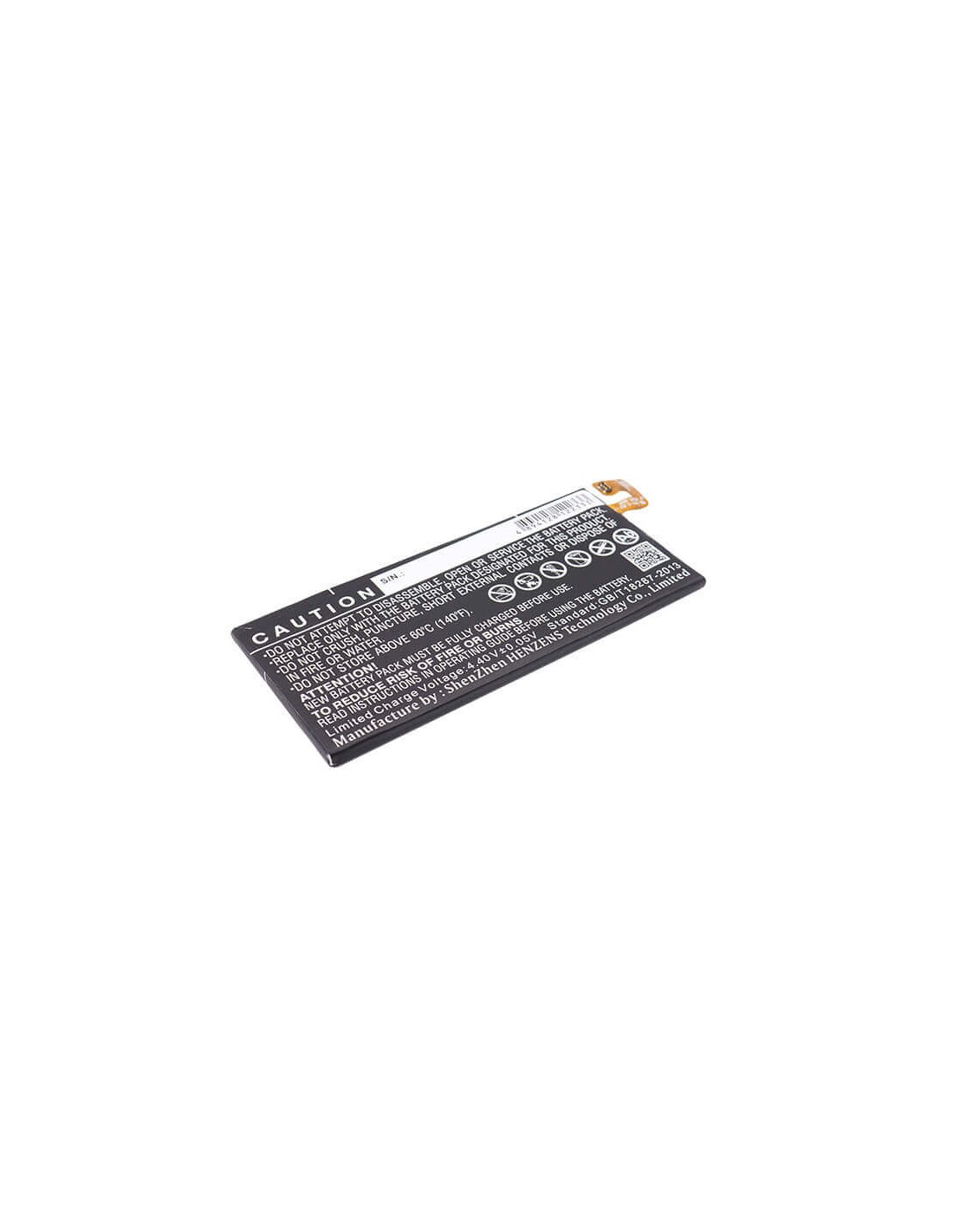 Battery for Samsung, Galaxy On5 2016 Duos 3.85V, 2600mAh - 10.01Wh