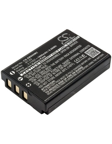 Battery for Zoom, Q8 Recorder 3.7V, 1800mAh - 6.66Wh