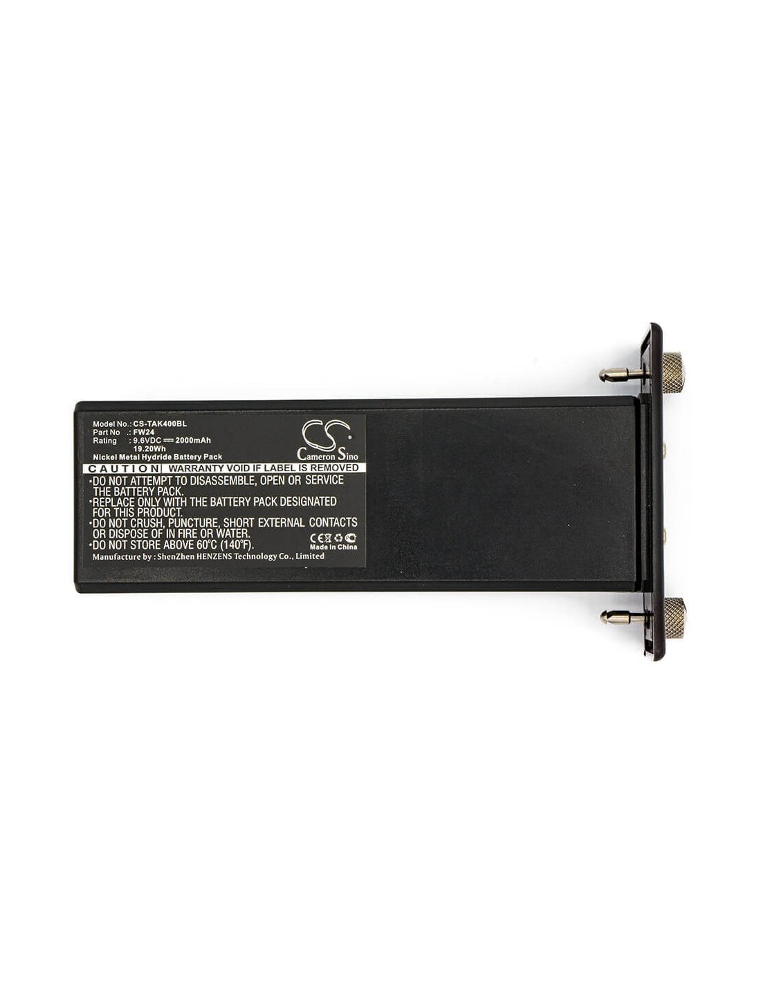Battery for Teletec, Ak1, Ak4 9.6V, 2000mAh - 19.20Wh