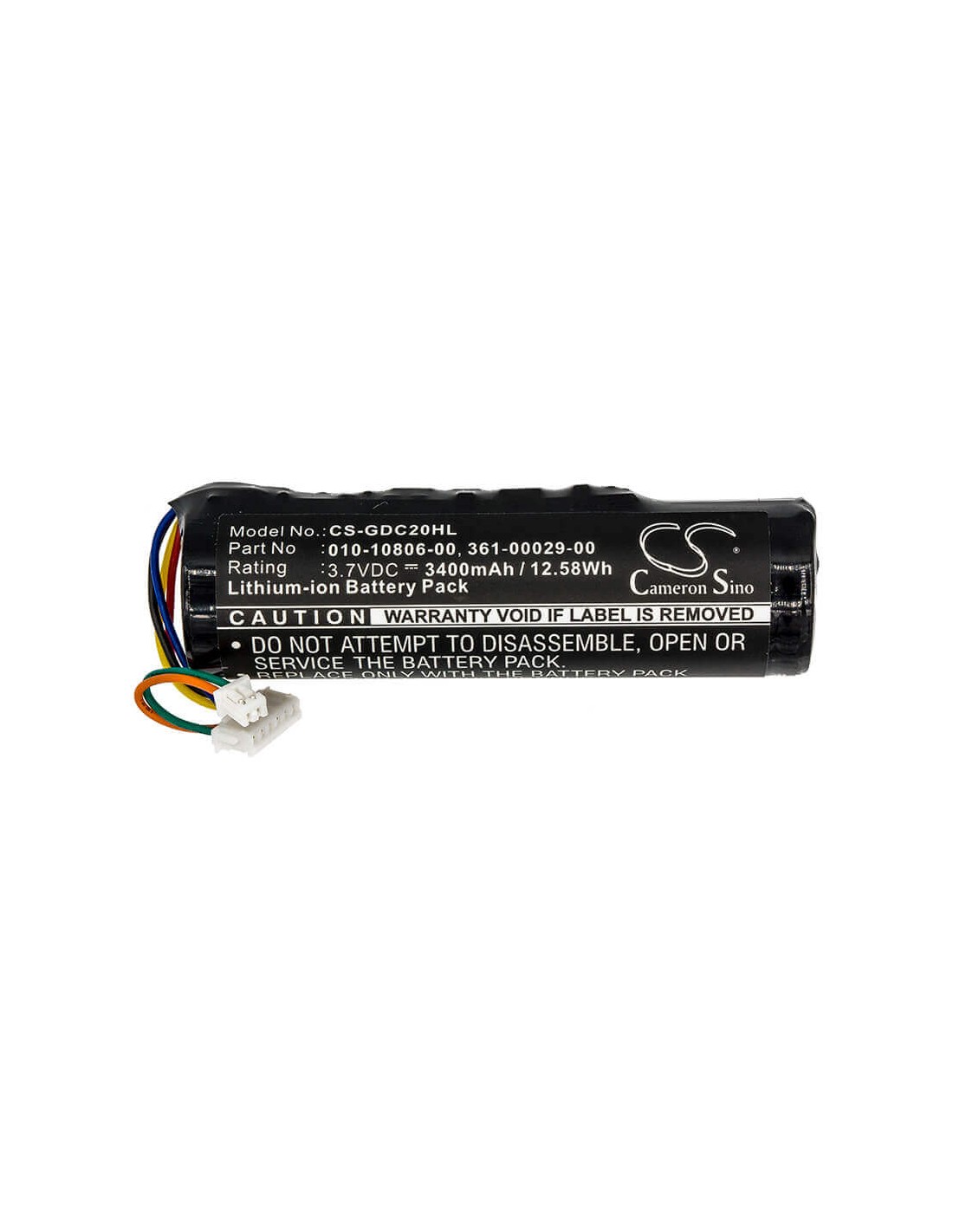Battery for Garmin, Astro System Dc20, Dc20, Dc30, Dc40 3.7V, 3400mAh - 12.58Wh
