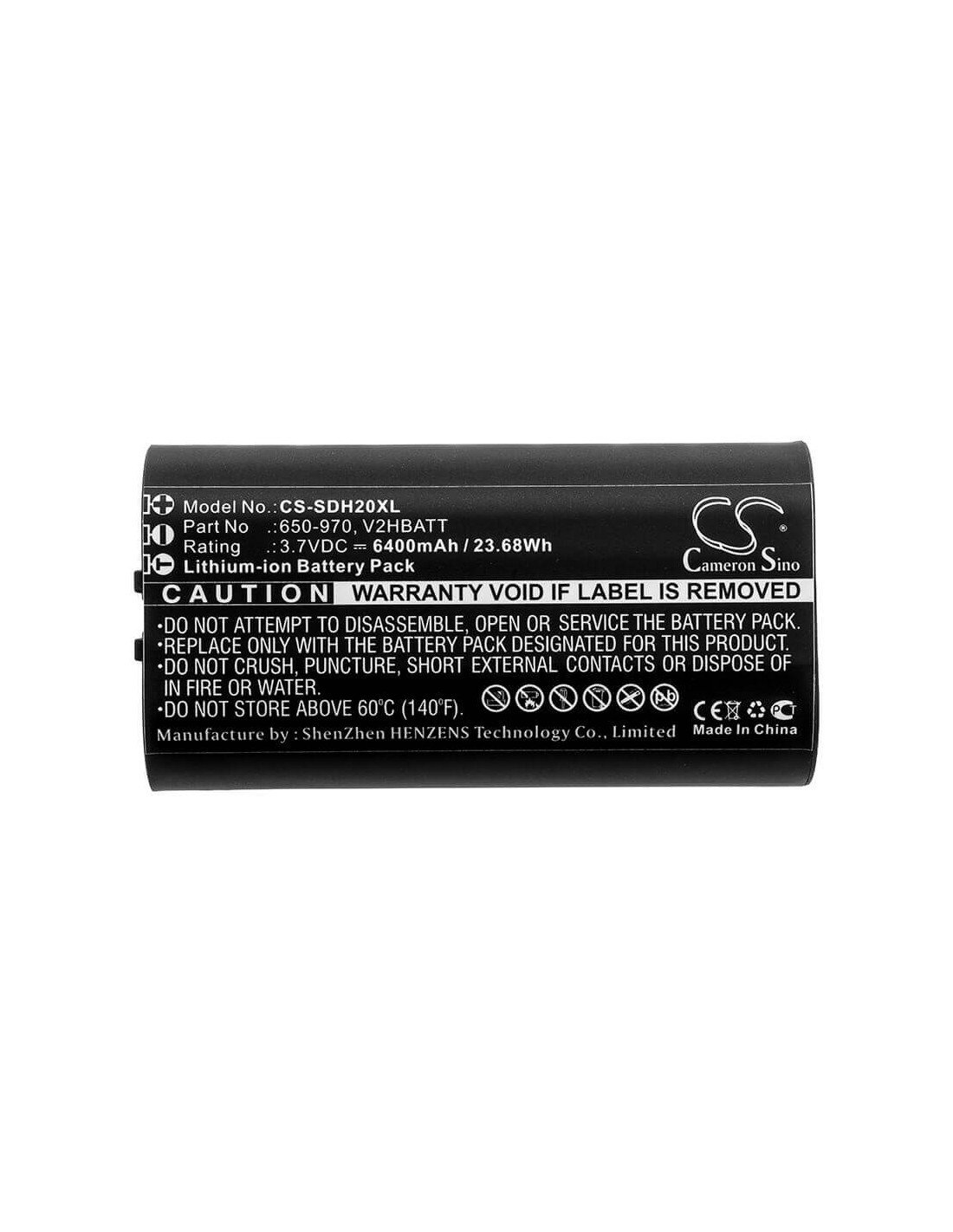 Battery for Sportdog, Tek 2.0 Gps Handheld 3.7V, 6400mAh - 23.68Wh