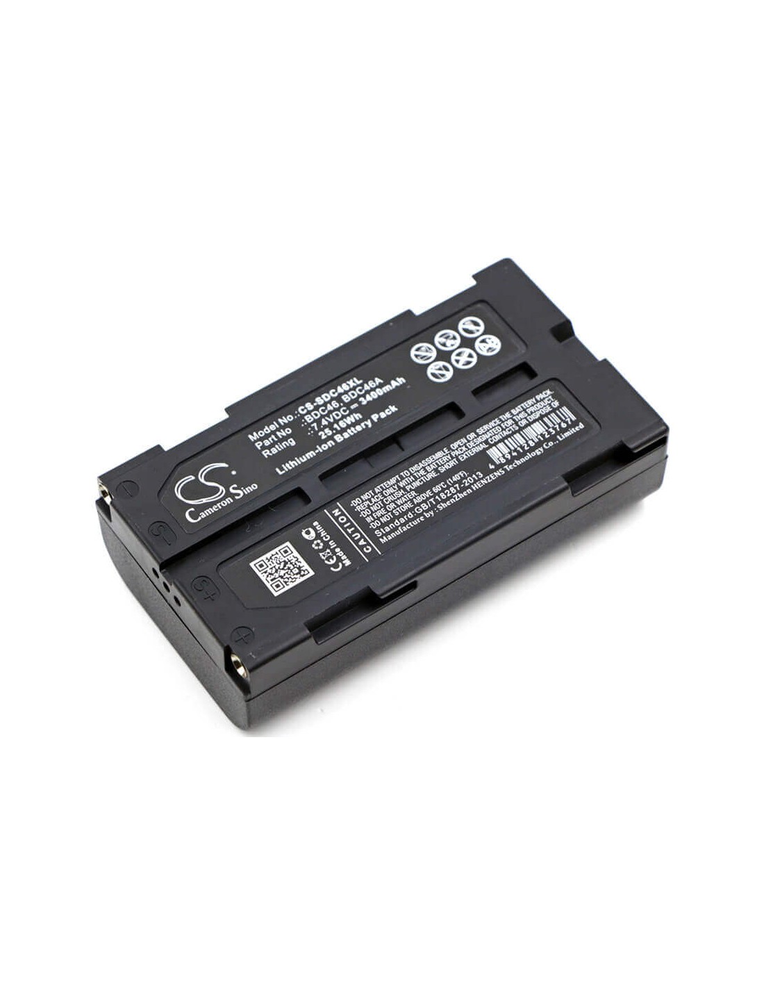 Battery for Pentax, Da020f, Rca, Cc-8251, Pro-v730 7.4V, 3400mAh - 25.16Wh