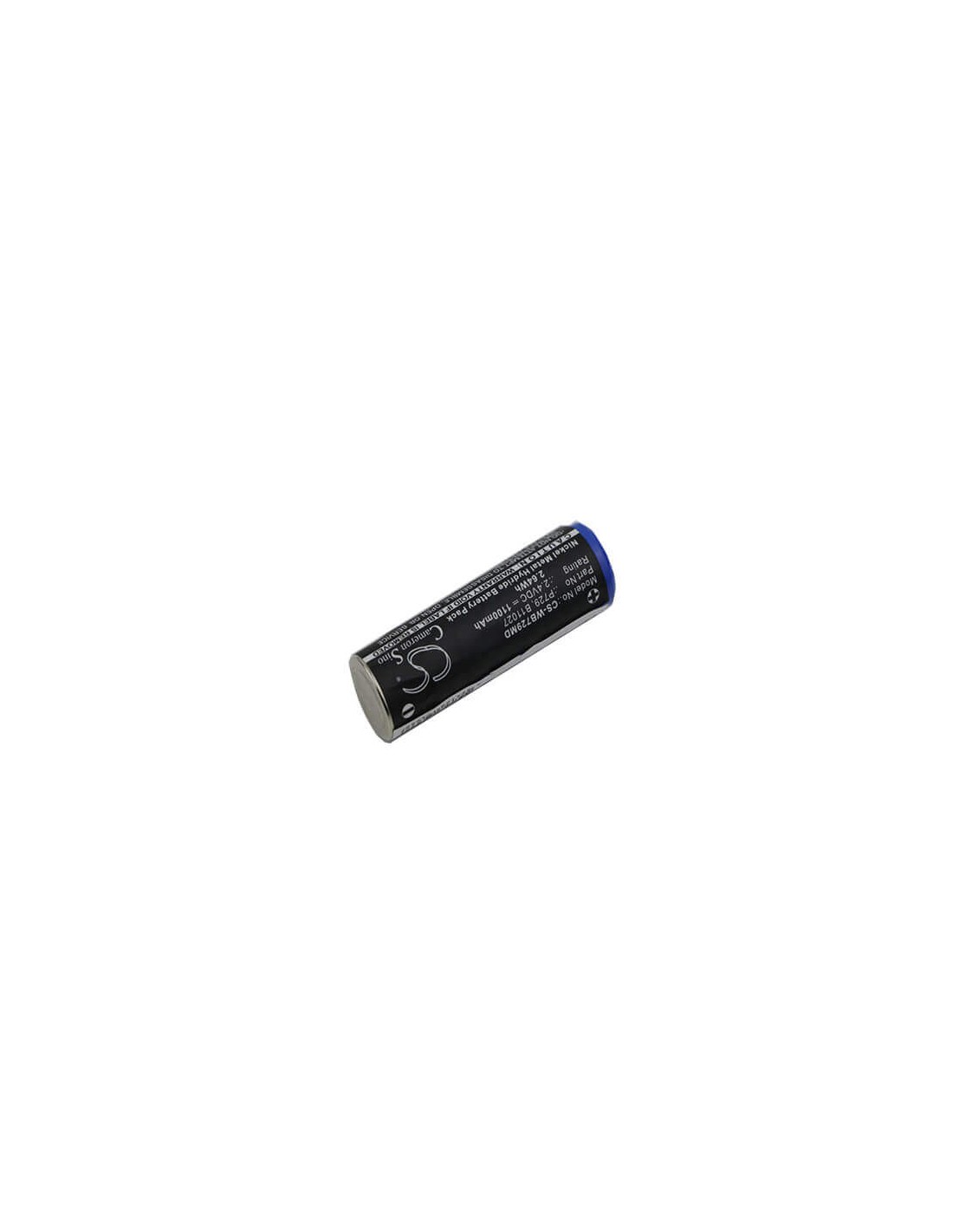Battery for Welch-allyn, Microtymp 2, 72900 2.4V, 1100mAh - 2.64Wh