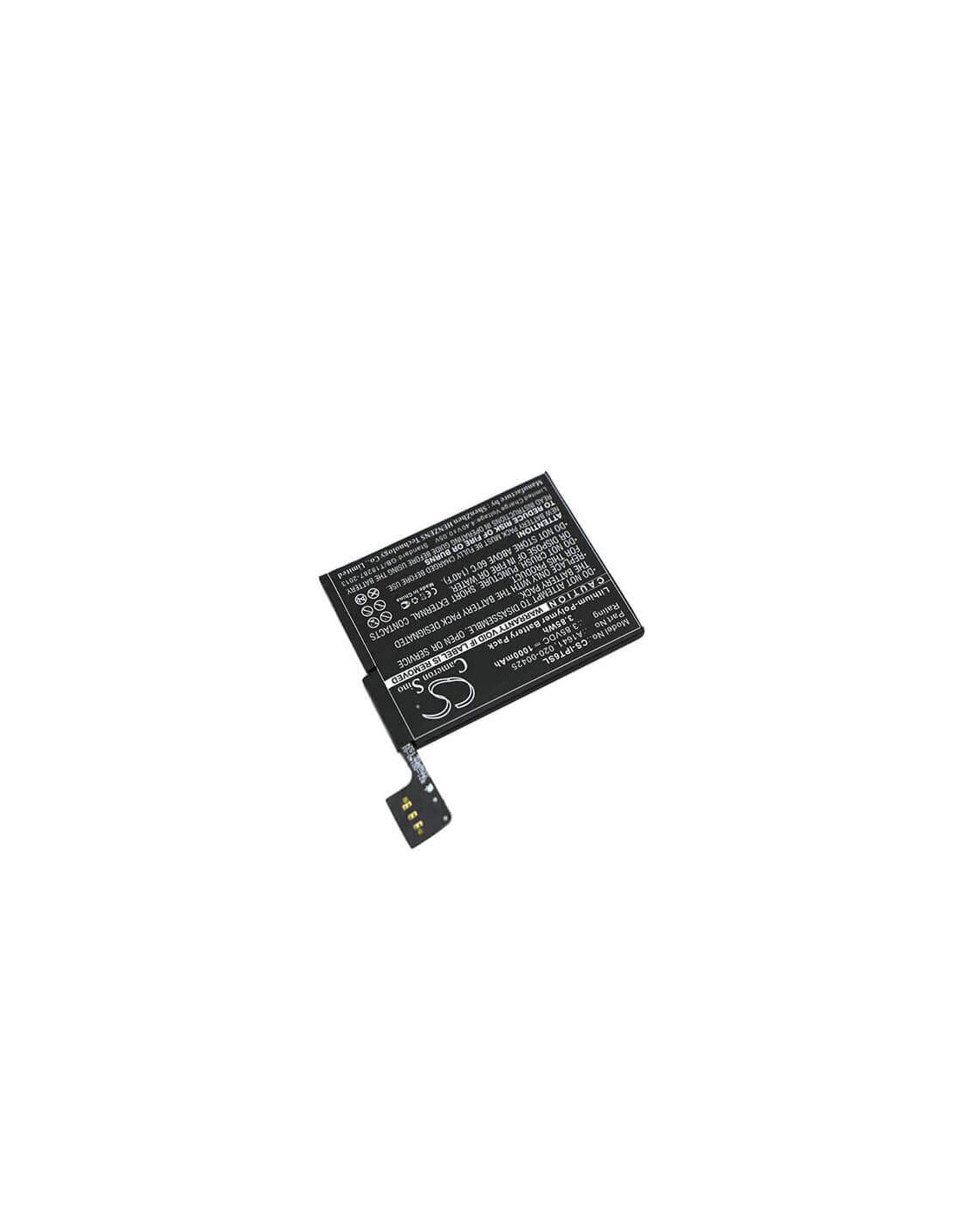 Battery for Apple, A1574, Ipod 7.1, Ipod Touch 6th 3.85V, 1000mAh - 3.85Wh