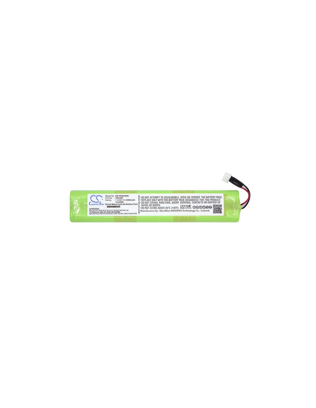 Battery for Life On Record A34, Life On Record A34 Trek Max 7.2V, 2000mAh - 14.40Wh
